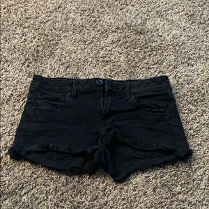American Eagle AEO X Shortie Black Shorts
